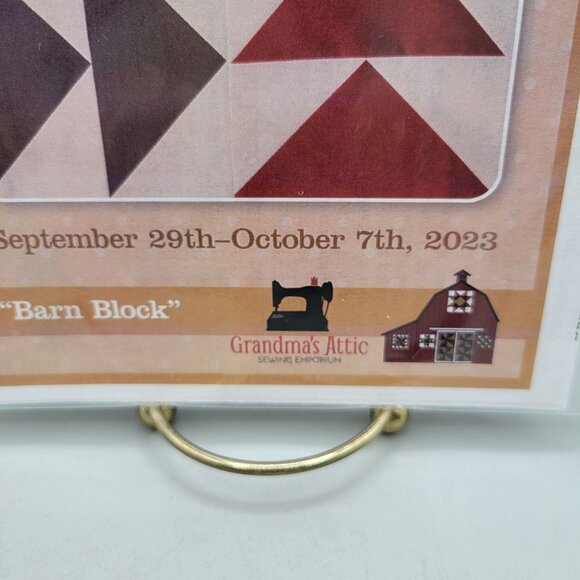 The Underground Shop Hop Barn Block Quilt Pattern - Picture 3 of 5